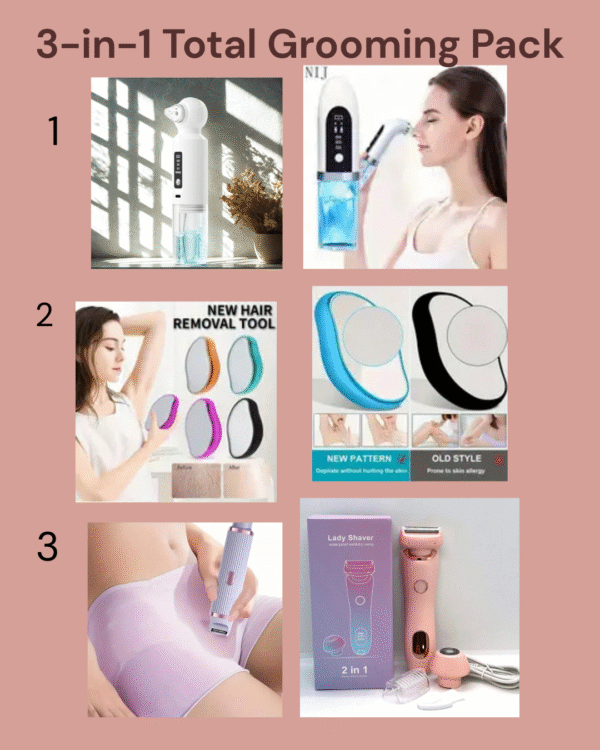 3-in-1 Total Grooming Bundle Pack