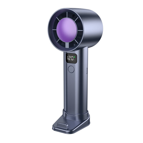 High-speed Handheld Fan Intelligent Digital Display Turbo Fan Portable Usb Charging - Image 4
